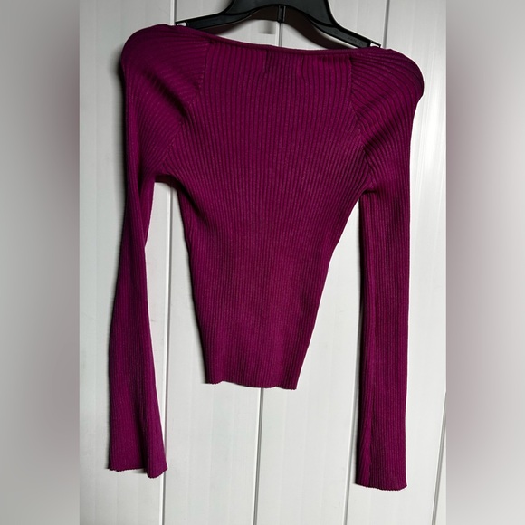 Pink Rose Vibrant Knit Top - Picture 2 of 4